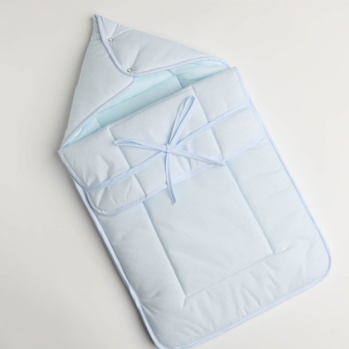 Baby Nest Design - Blue Criss Cross