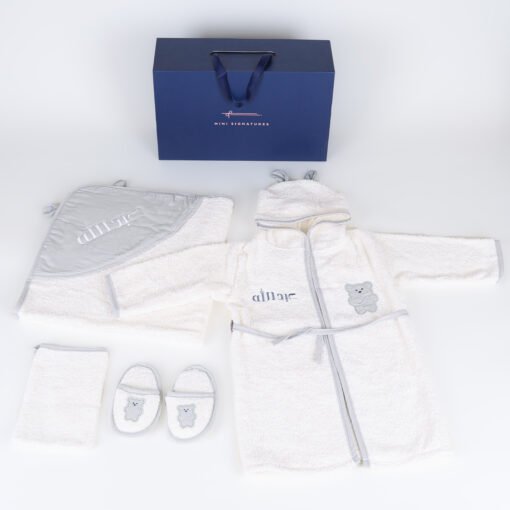 Wonderful Baby Bath Set Gray - Image 4